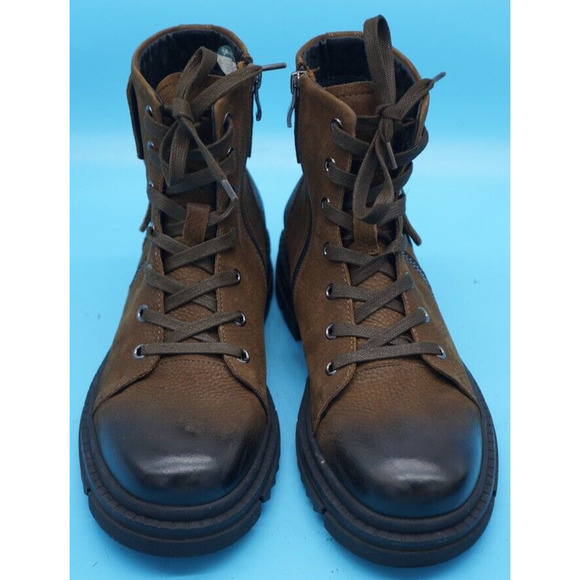 Oceania Kangaroo Leather Ankle Boots Men\'s Shoes US Size 8 M (255mm) main image 12